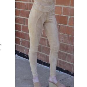 EQ Wear Skinny Leg Suede Pants Size 2